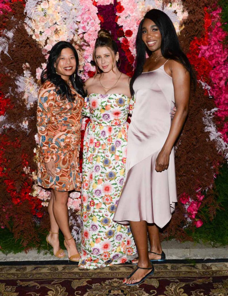Joanne Hsieh, Lauren Bosworth, Venus Williams