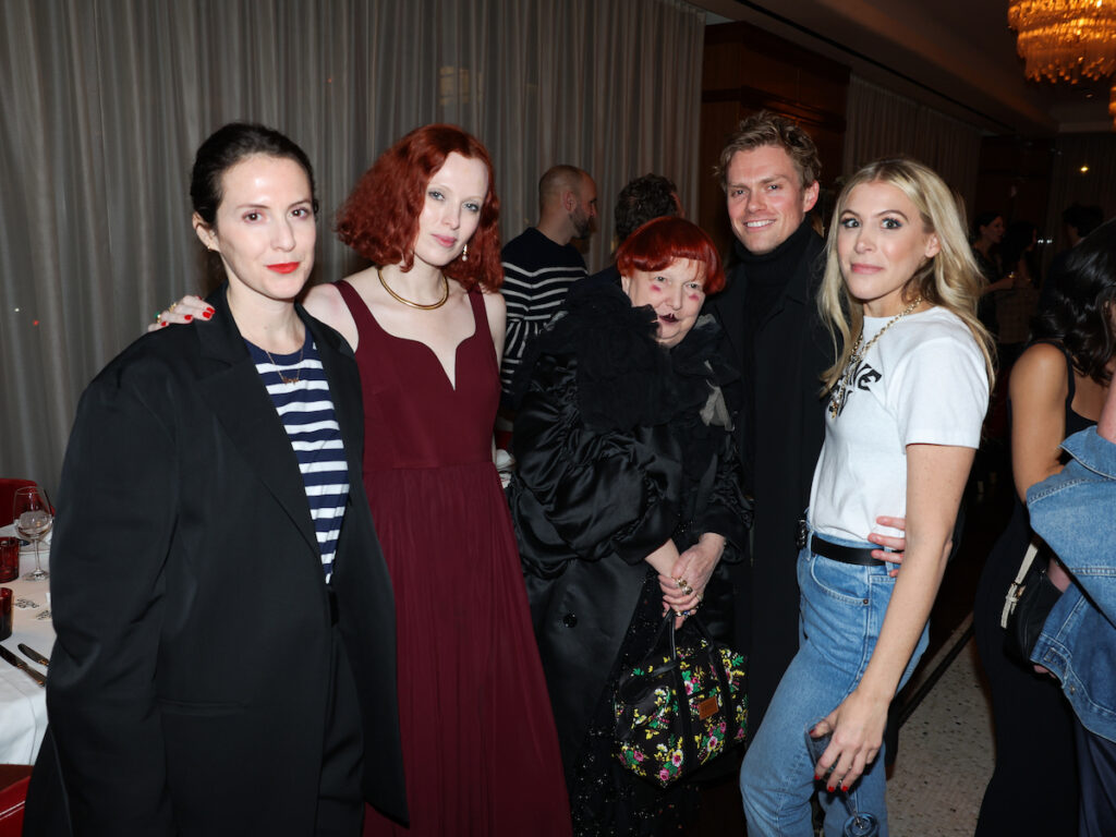 Sara Moonves, Karen Elson, Lynn Yaeger, Mark Guiducci, Molly Howard