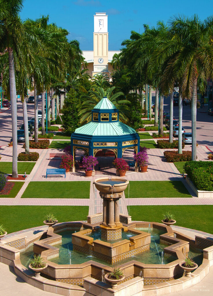 Mizner Park Shopping Boca Raton City Downtown